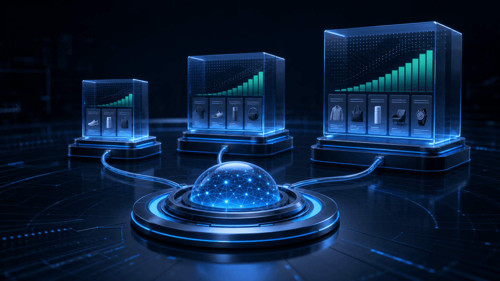 Three connected recommendation capacity tiers increasing in scale